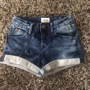 Hudson Kids Collin Roll Cuffed Denim Shorts